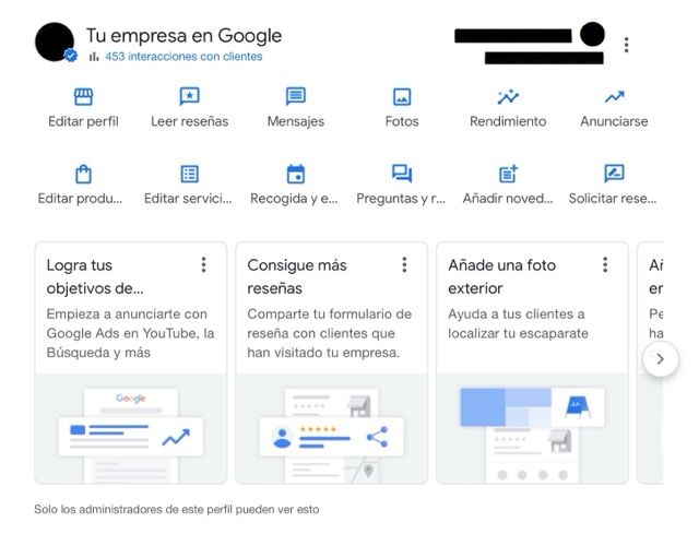 Panel-control-Google-Business-Profile